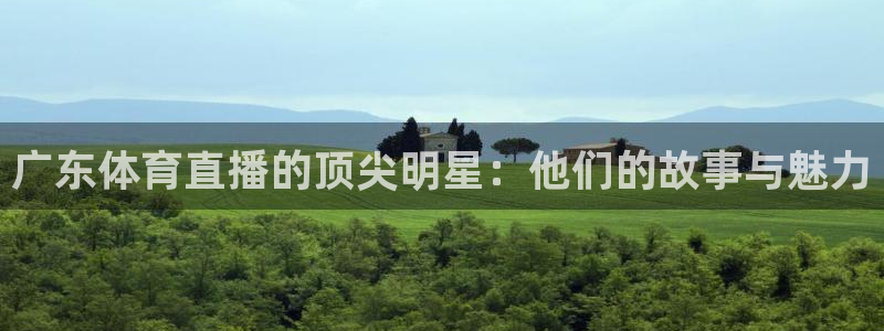 松鼠体育在线直播：广东体育直播的顶尖明星：他们的故事与魅力
